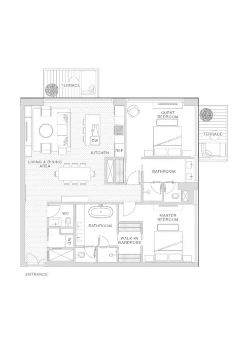 2-Bedroom Apartment