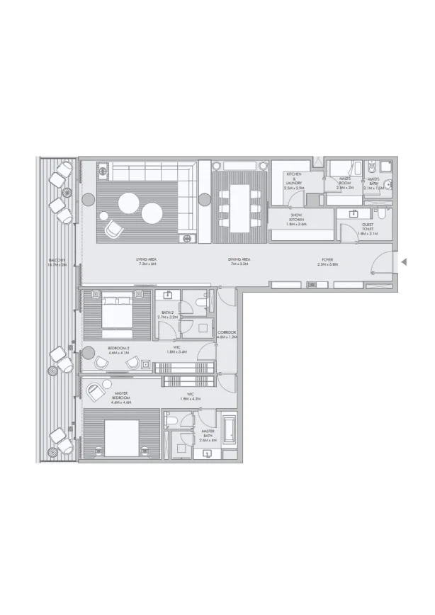 2-Bedroom Apartment
