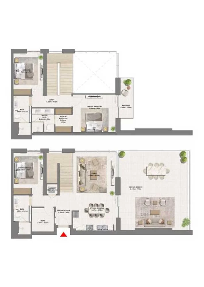 3-Bedroom Duplex