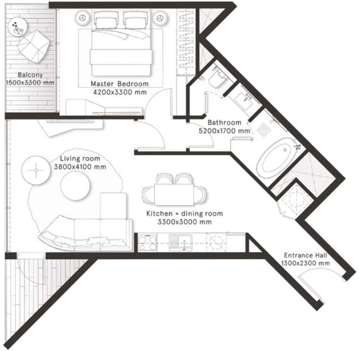1-Bedroom Apartment