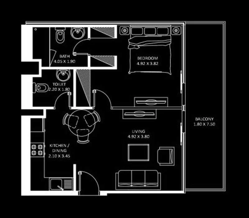 1 Bedroom Apartment