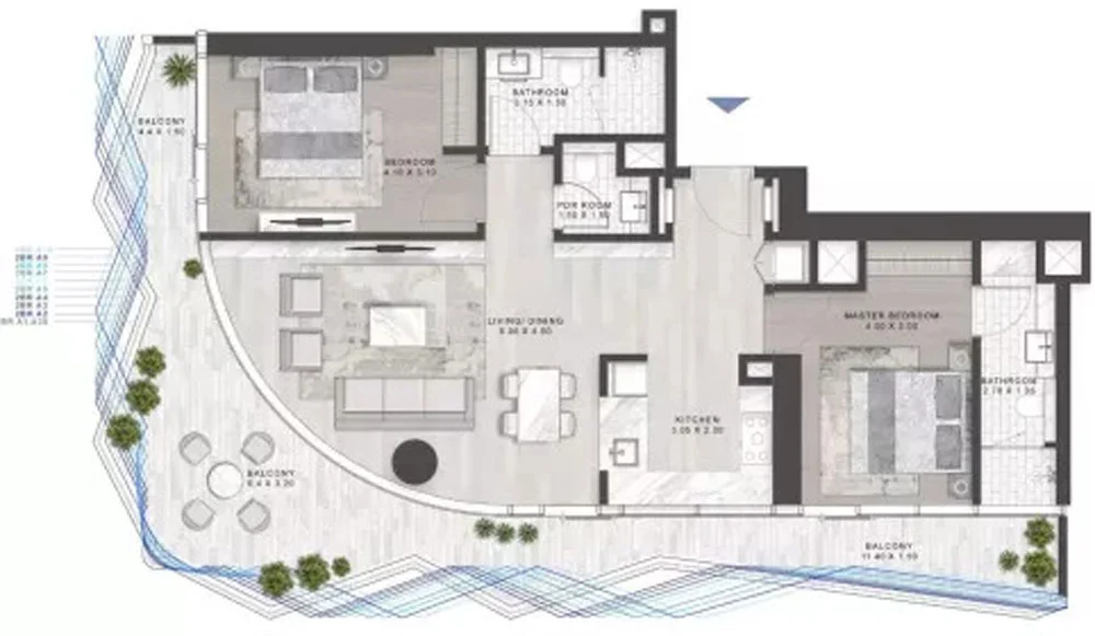 2-Bedroom Apartment