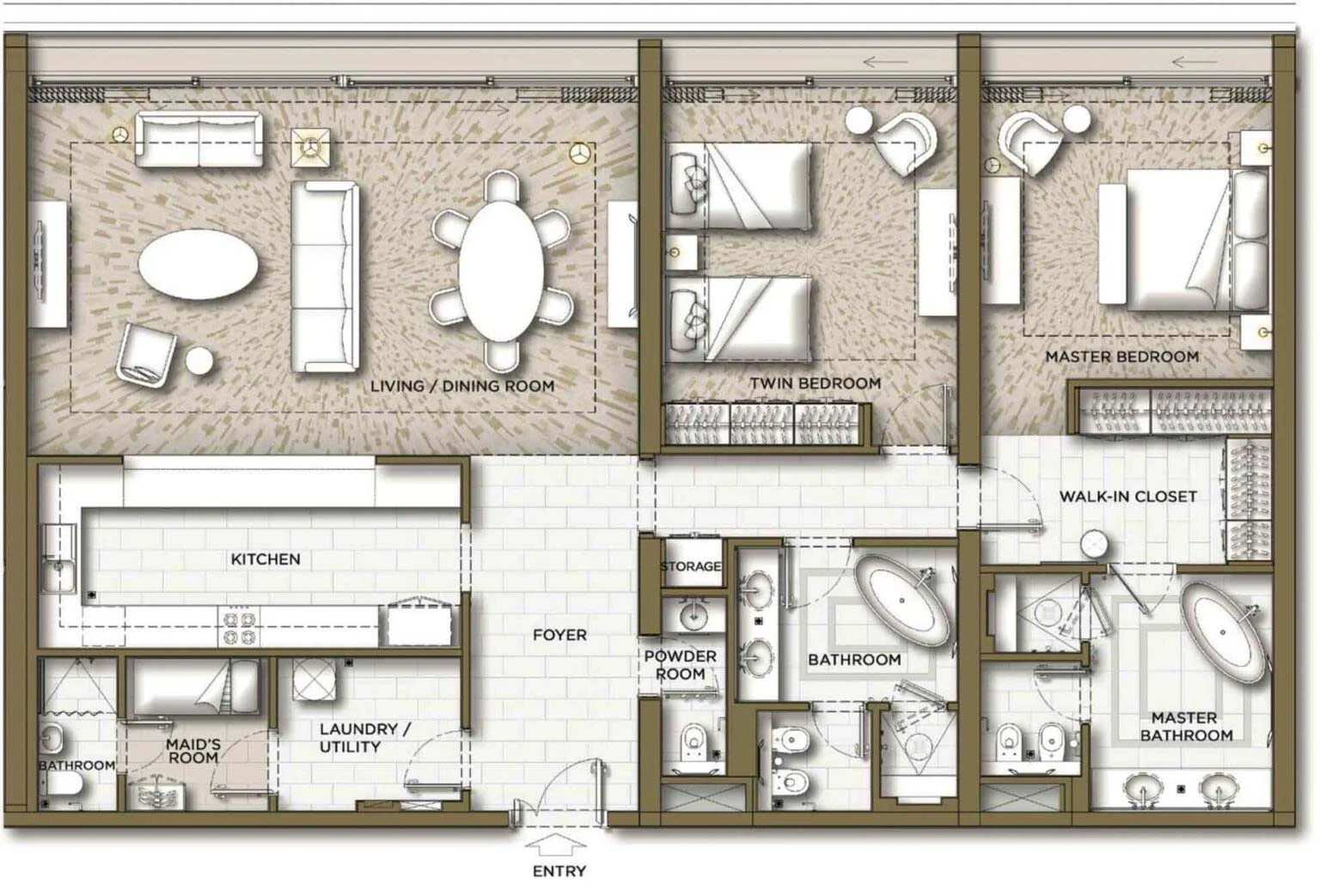 2 Bedroom Apartment