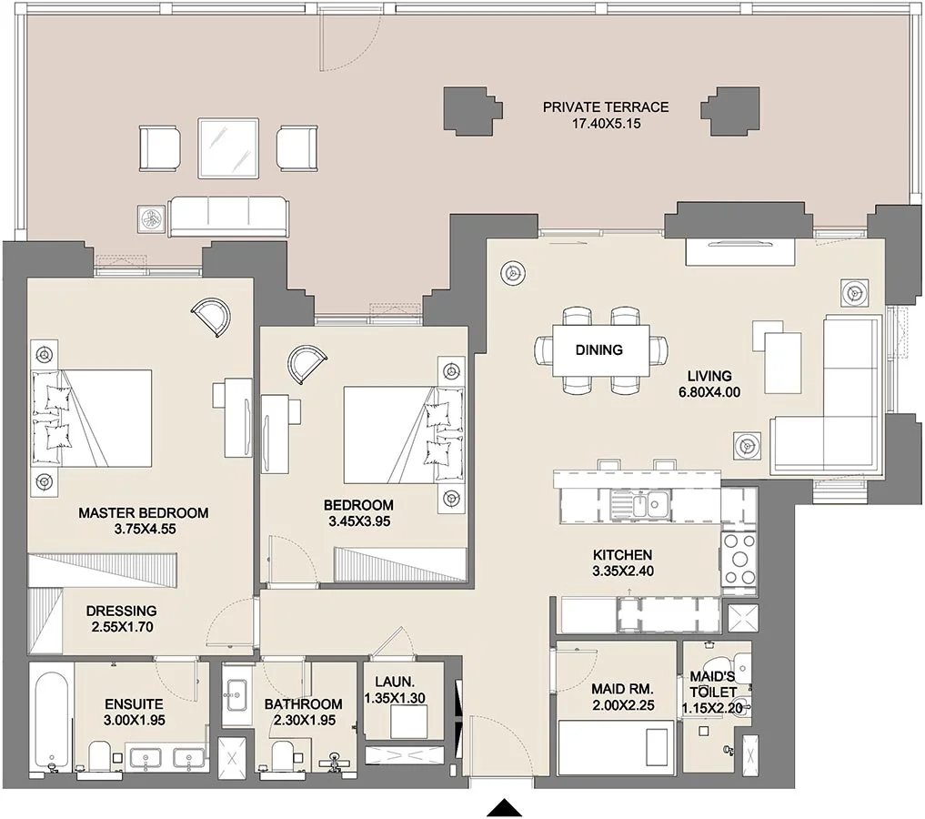 2 Bedroom Apartment