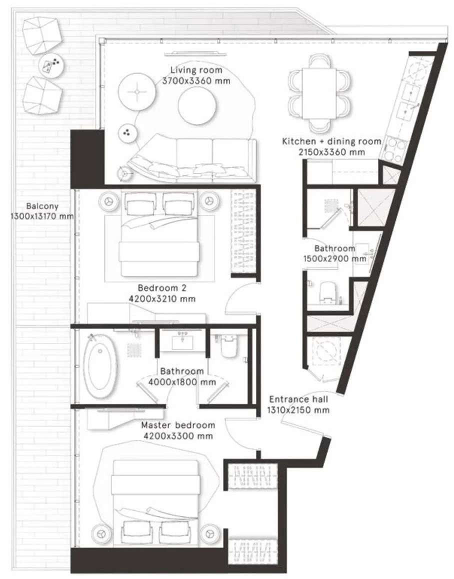 2-Bedroom Apartment