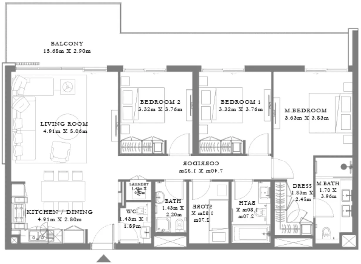 3-Bedroom Unit