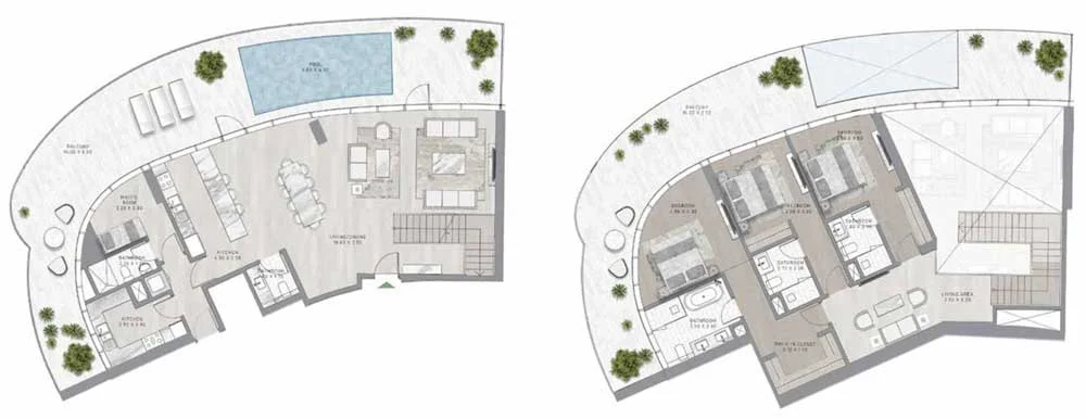 3 Bedroom Duplex