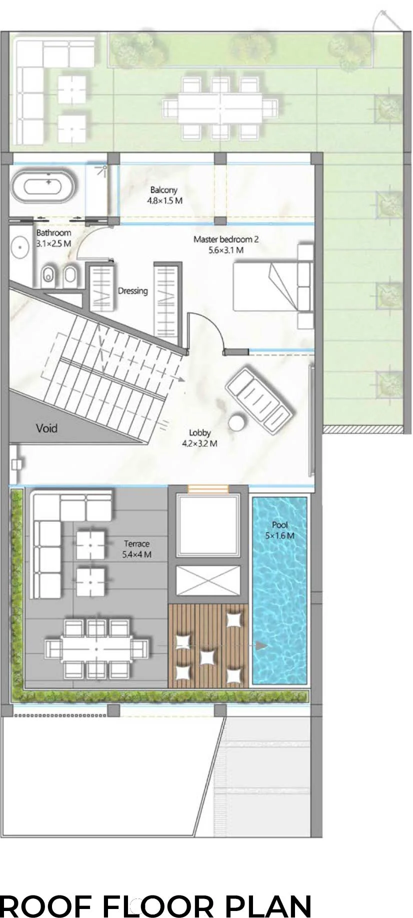 Roof Plans of Al Barari IXORA