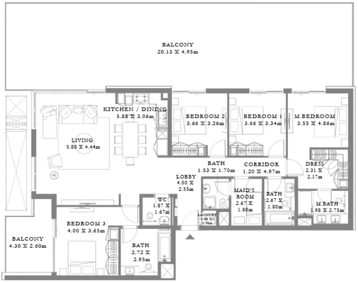 4-Bedroom Unit