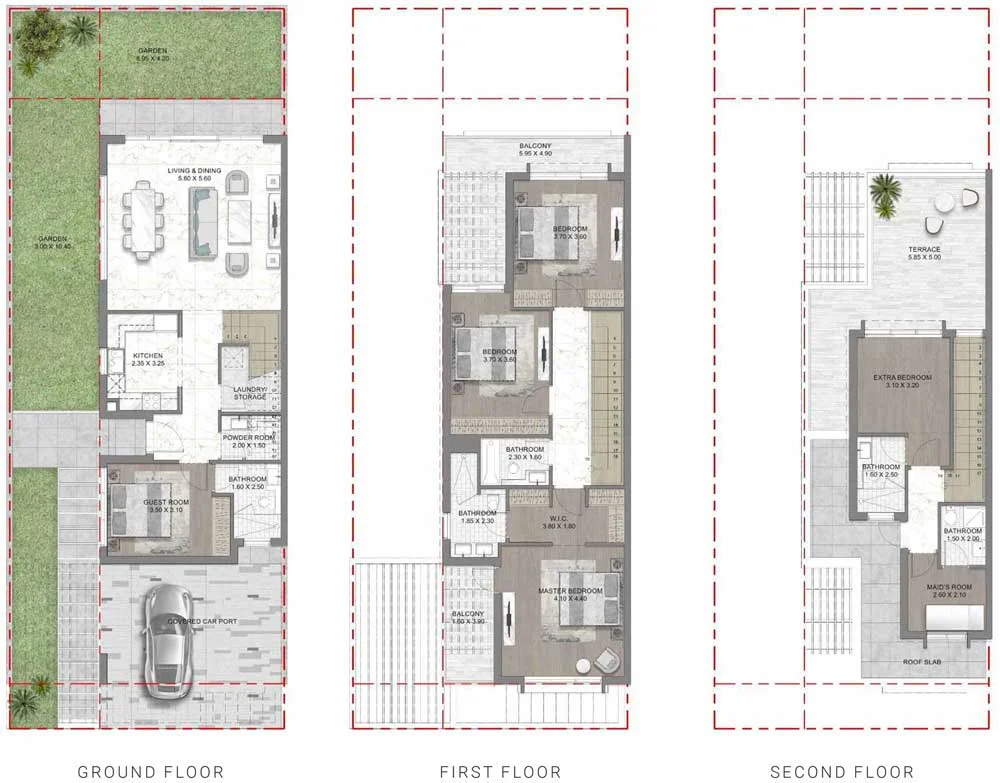 5 Bedroom Townhouse
