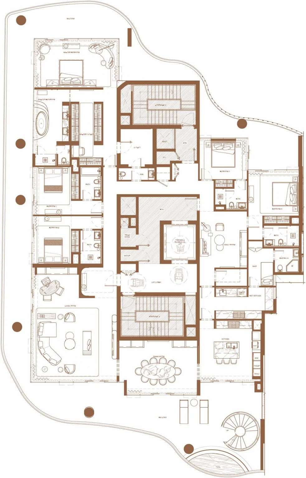 5 Bedroom Apartment