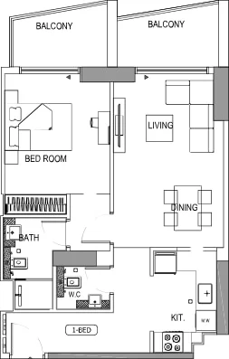 1-Bedroom Apartment
