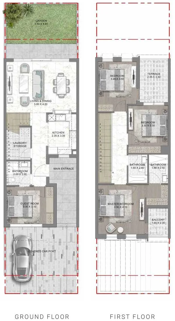 4 Bedroom Townhouse