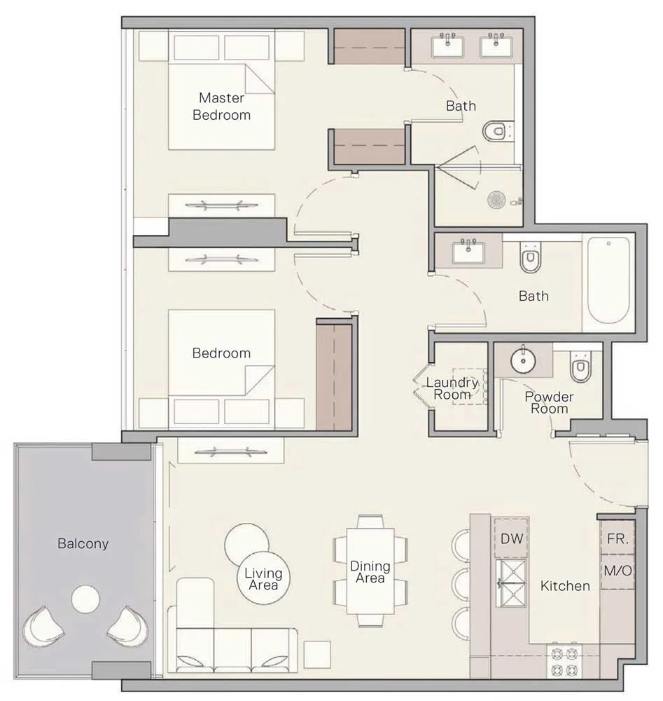 2-Bedroom Unit