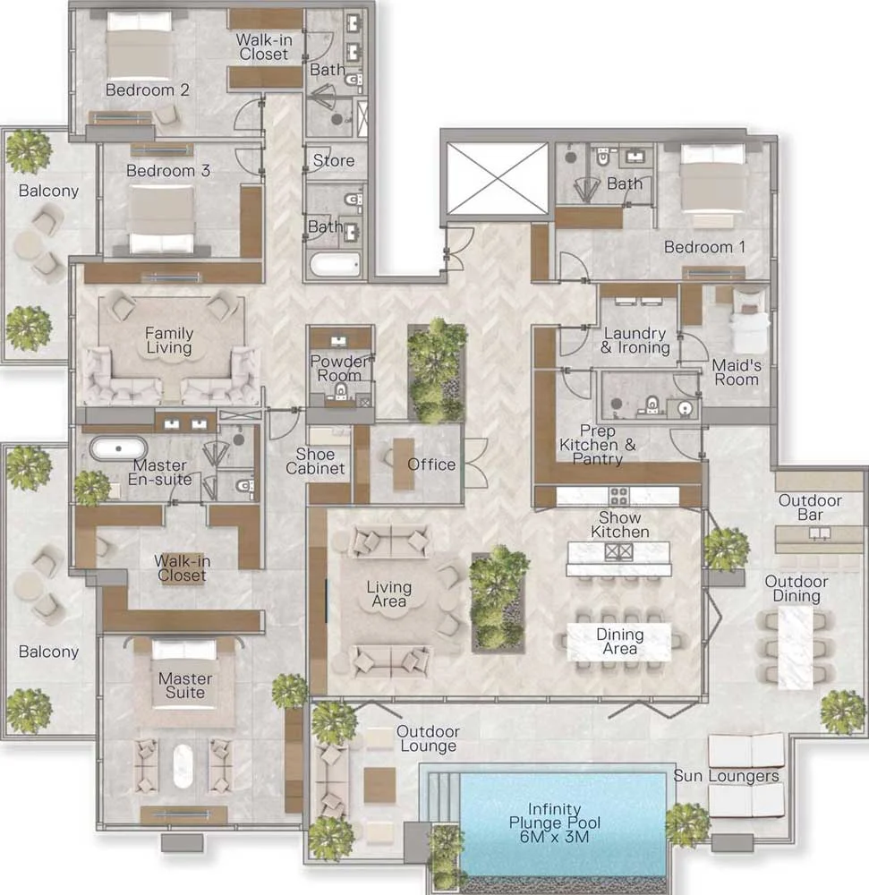 4-Bedroom Unit