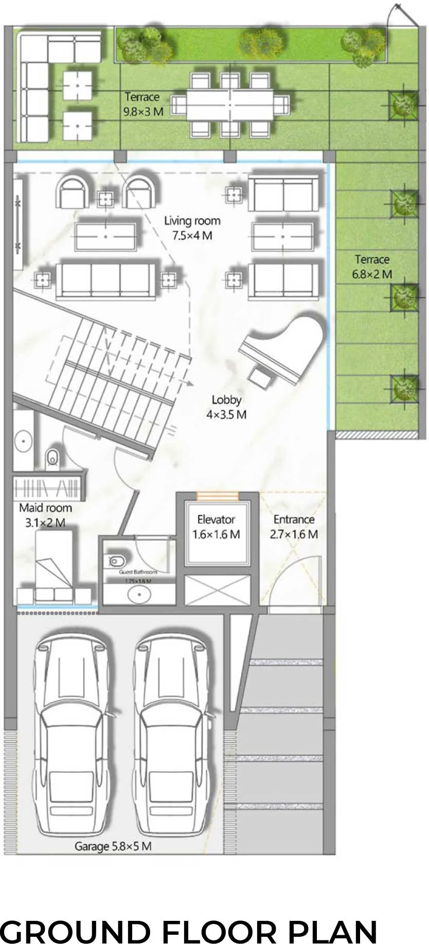 Ground Plans of Al Barari IXORA