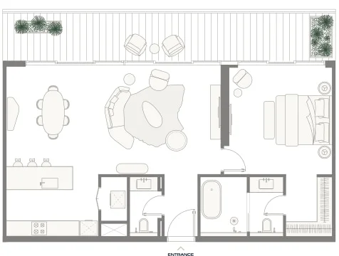 1-Bedroom Units