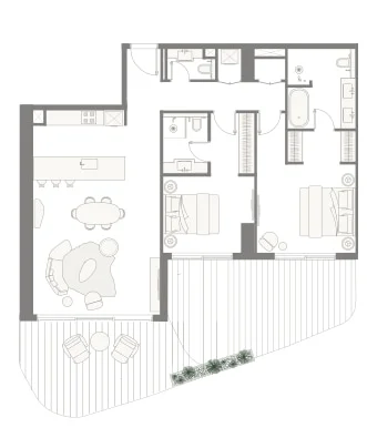 2-Bedroom Units