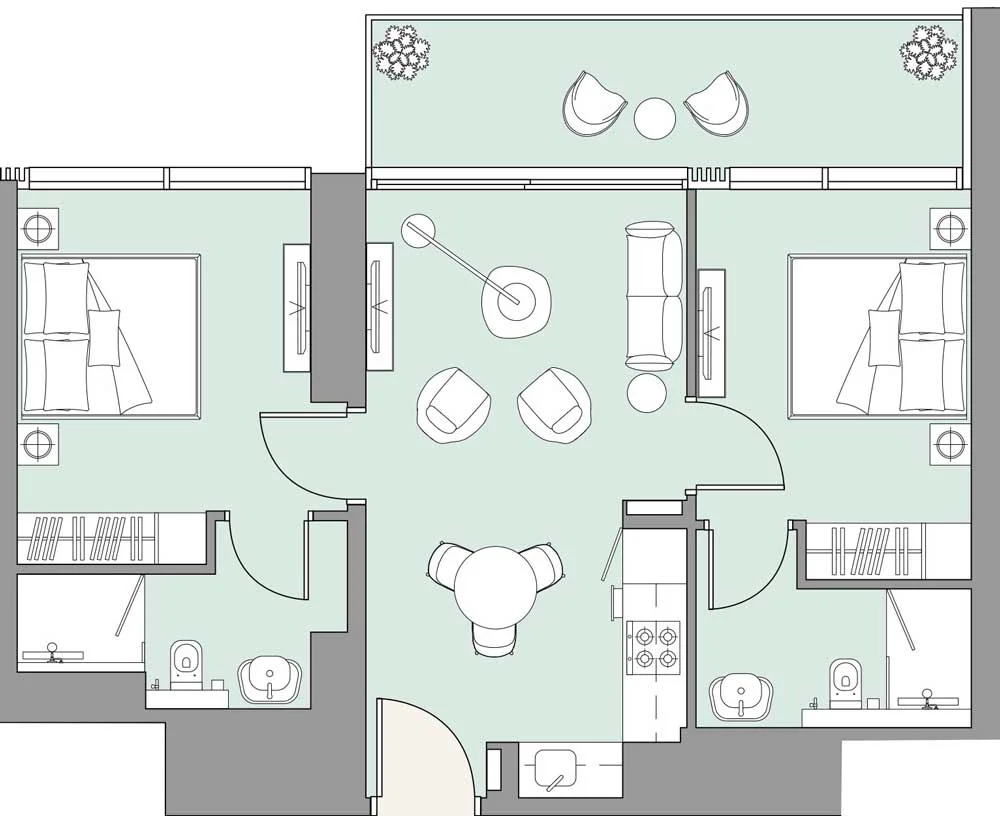 2 Bedroom Apartment