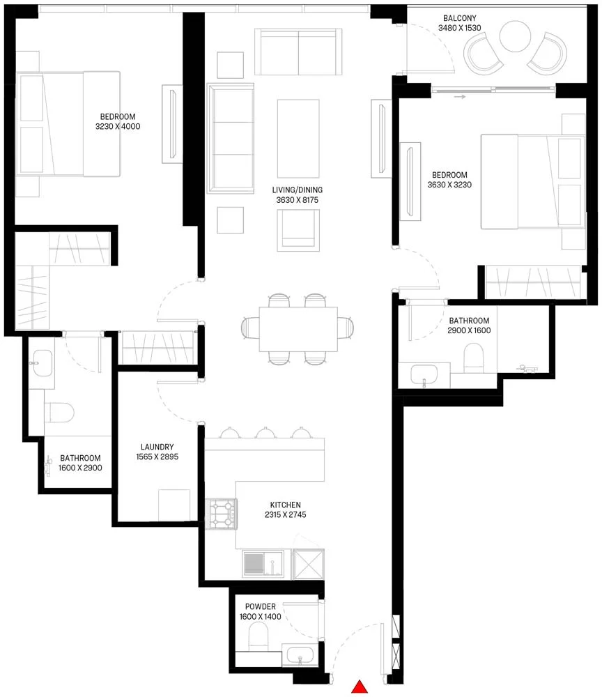 2 Bedroom Apartment