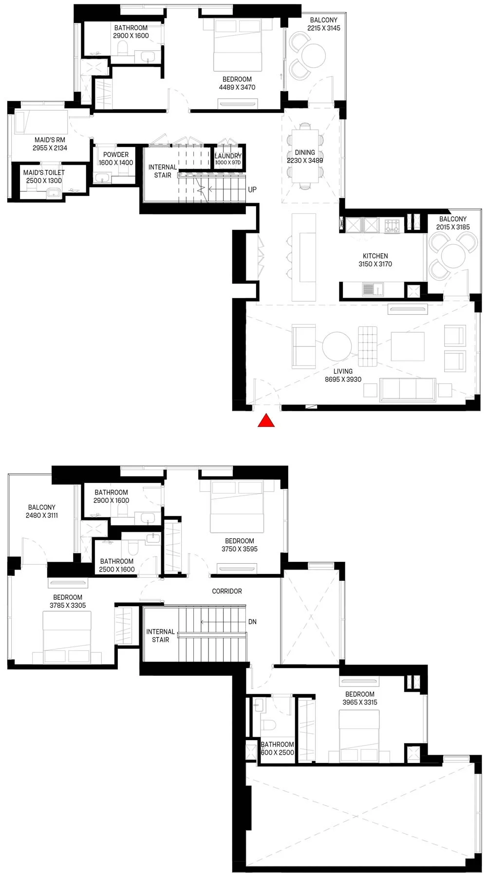 4 Bedroom Apartment