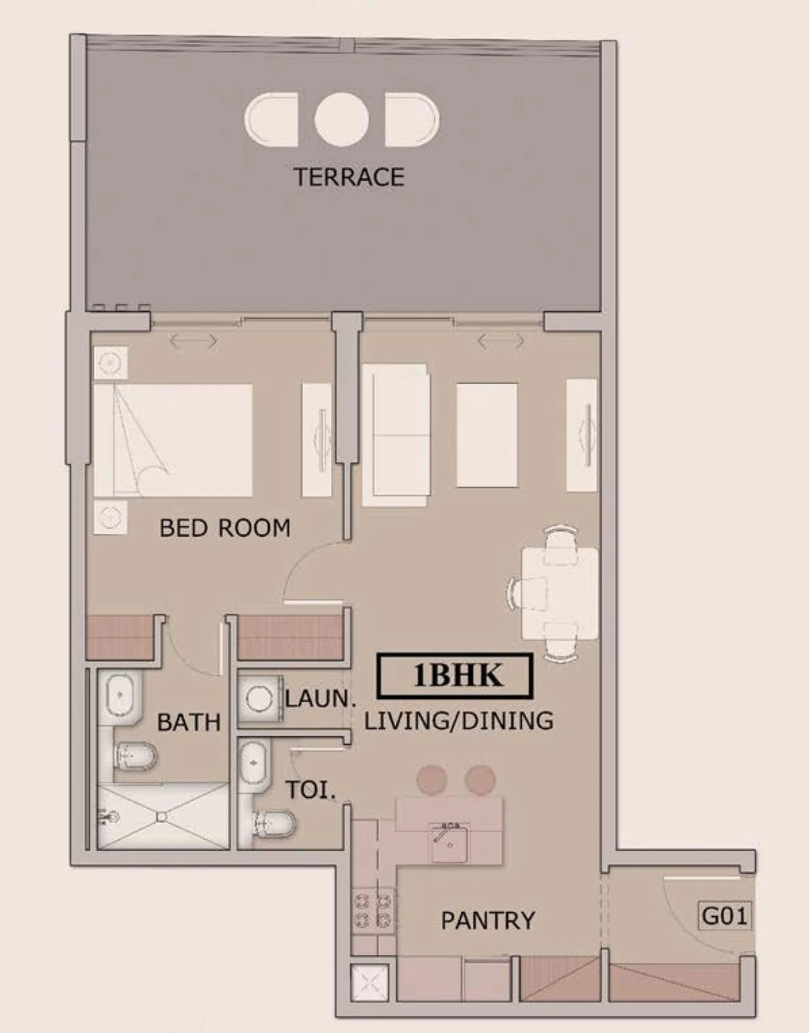 1BR