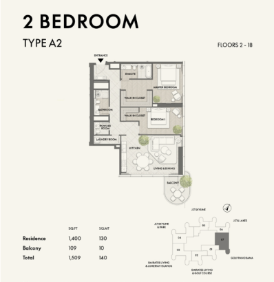 2 BR Apartment