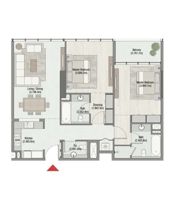2BR Apartments 