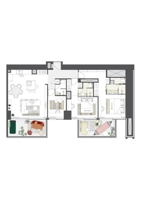 2-BR Apartment