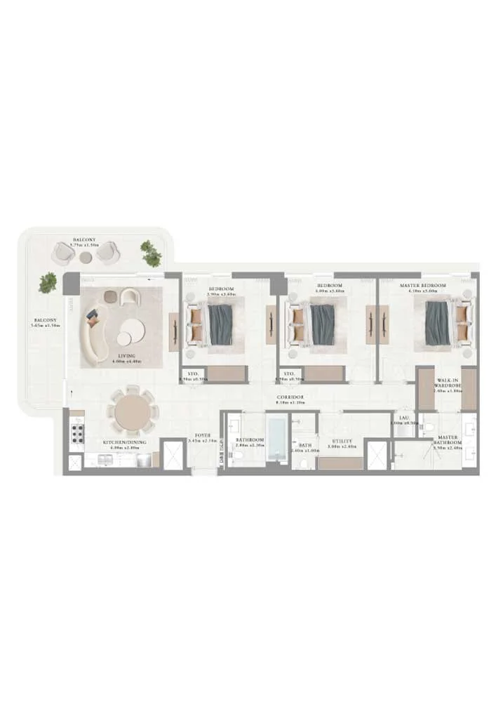 3BR Apartments