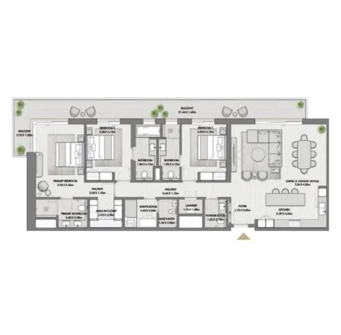 3BR Apartments