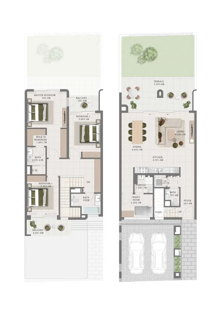 3 BR Townhouse