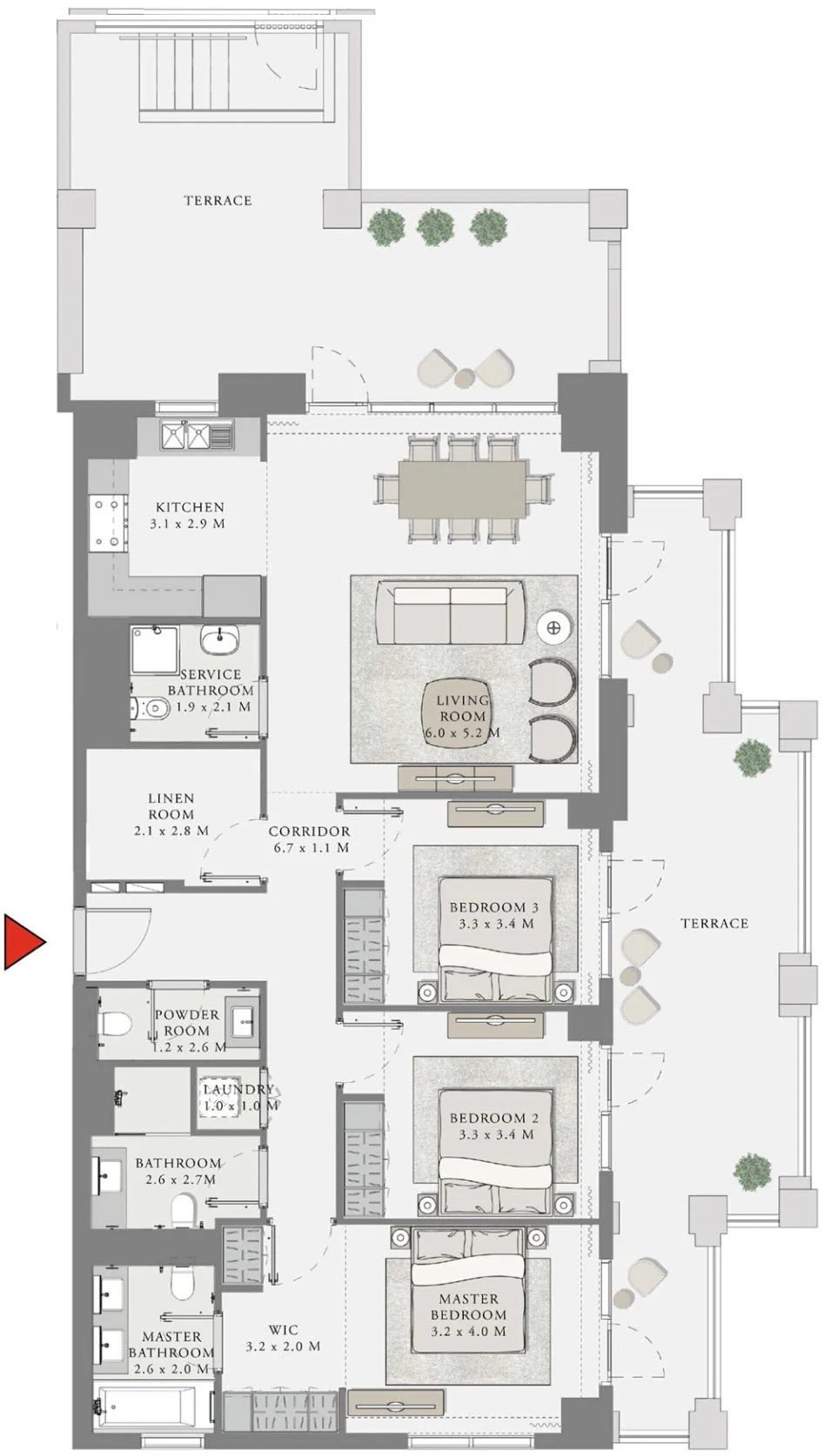 3 BR