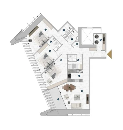 3 BR Apartment