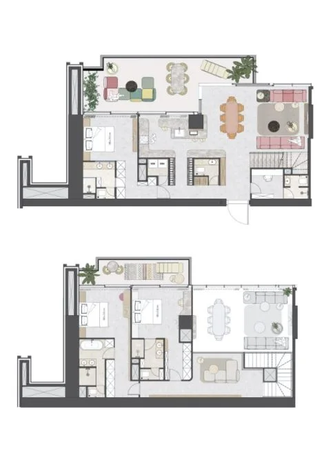 3-BR Duplex Penthouse