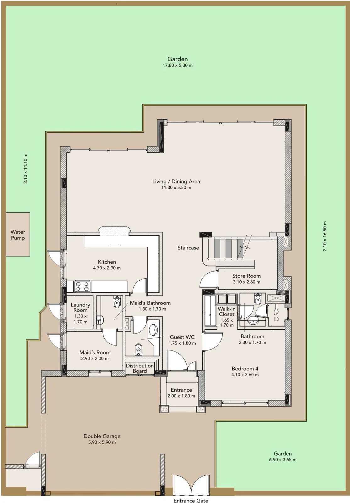 4 BR Villa