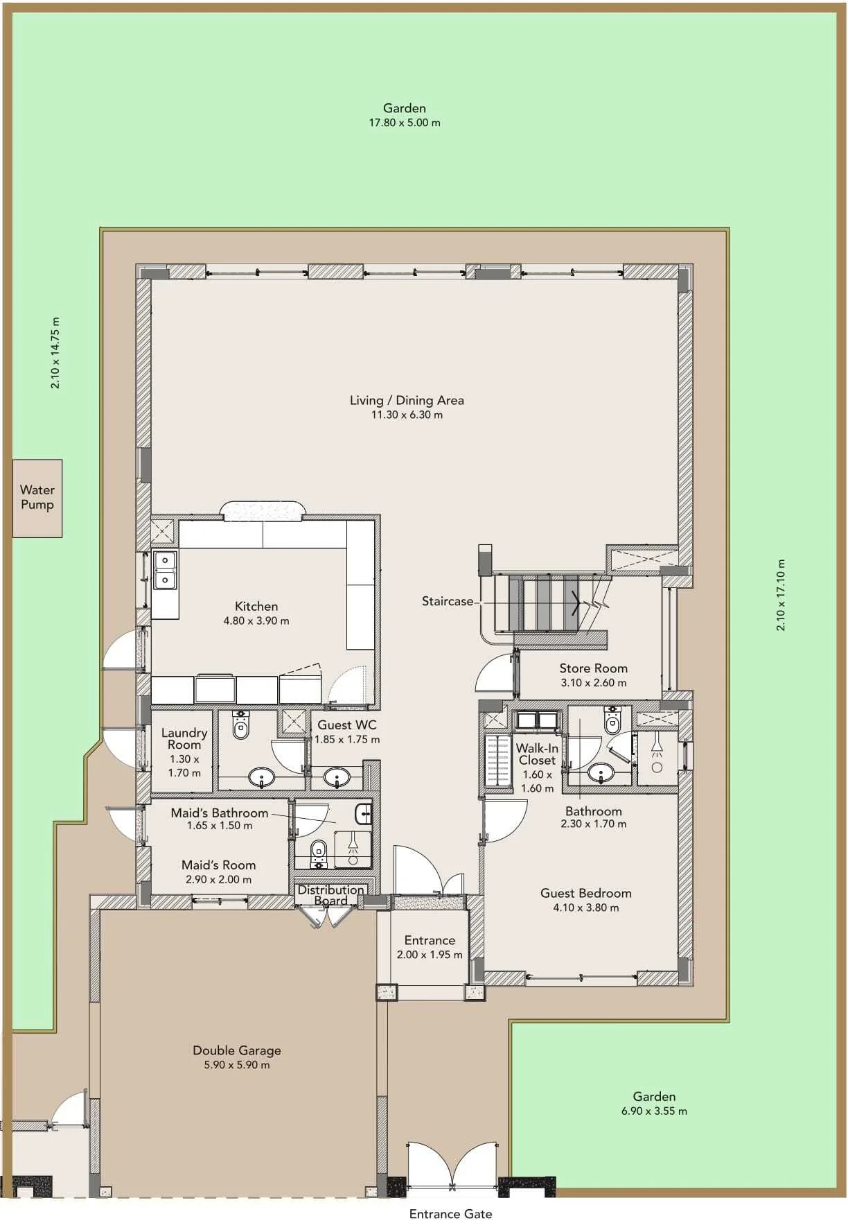 5 BR Villa