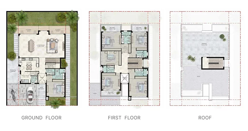 6 BR Townhouse