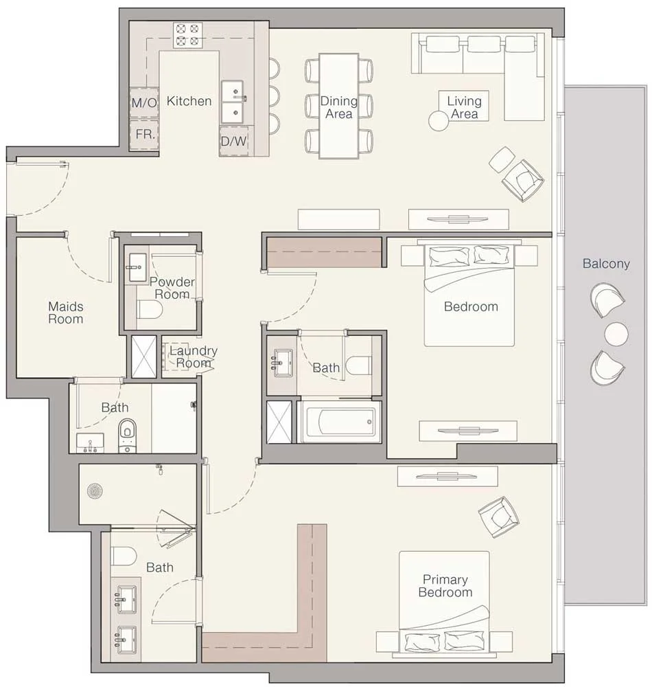 2 BR Units