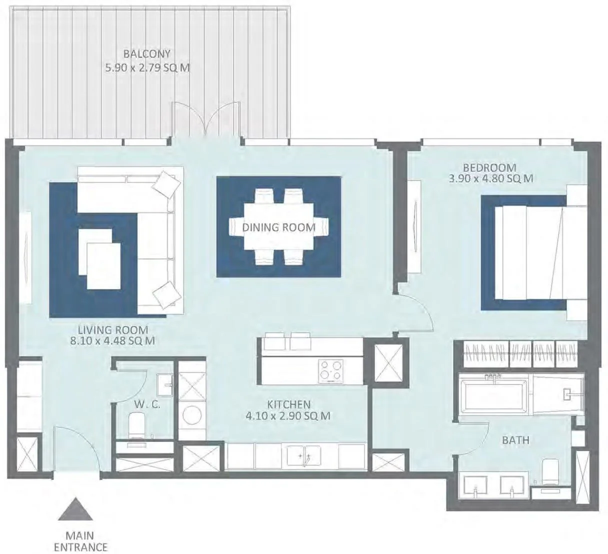 1 BR