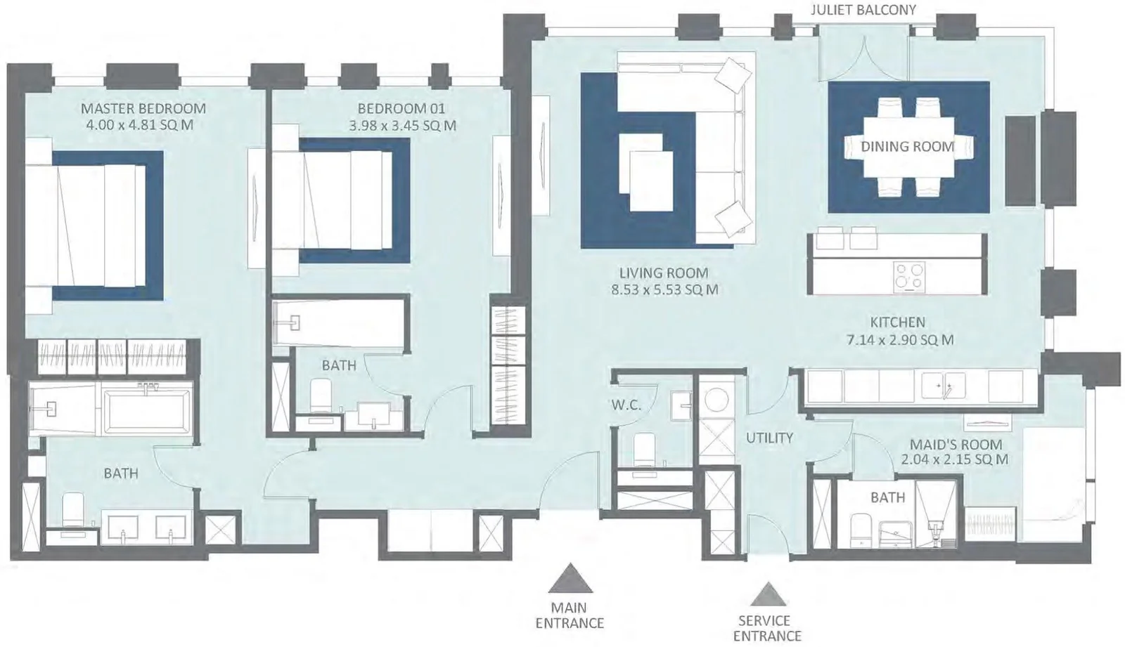 2 BR