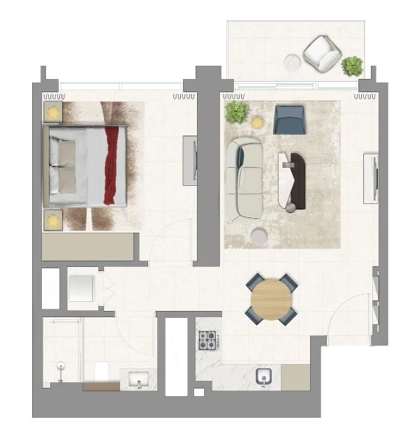 1BR Apartments