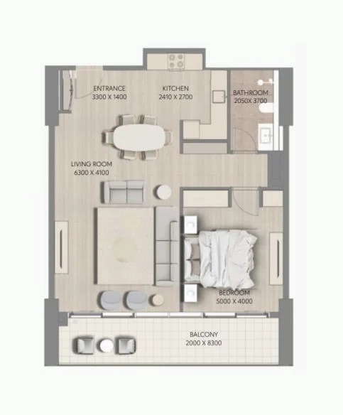 1 BR Apartments