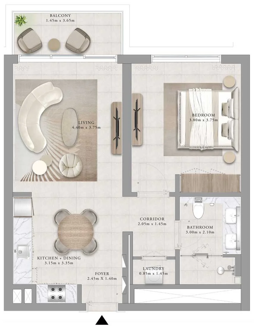 1 BR