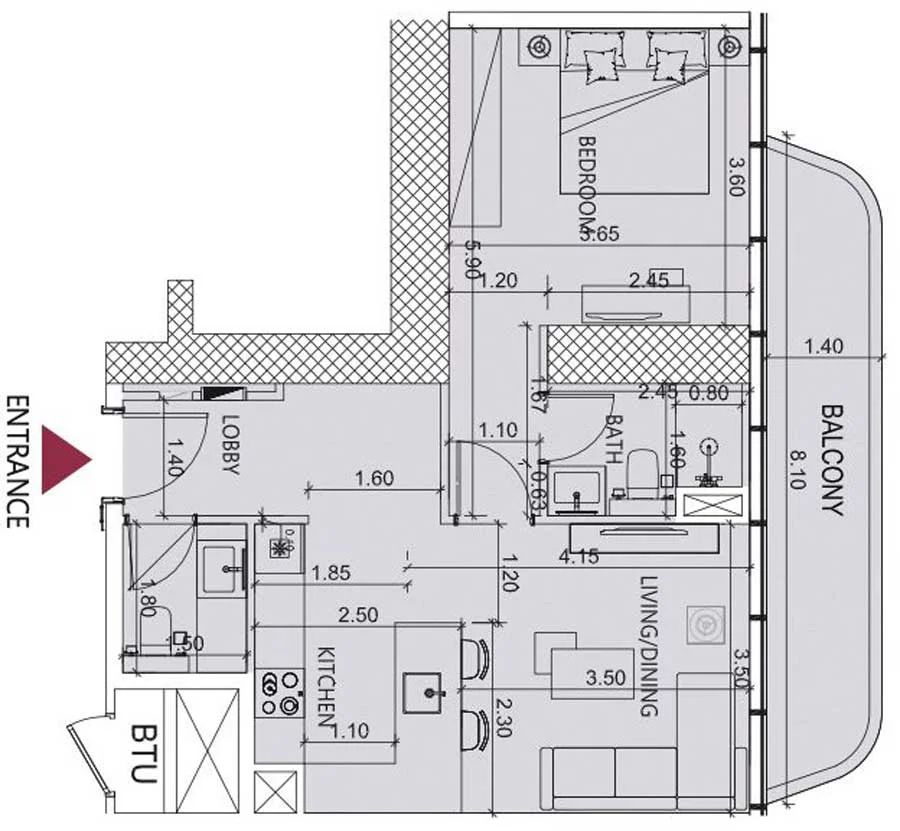 1 BR