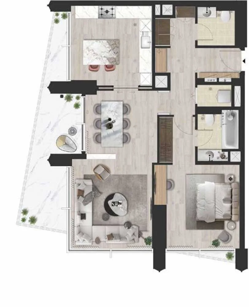 1 BR