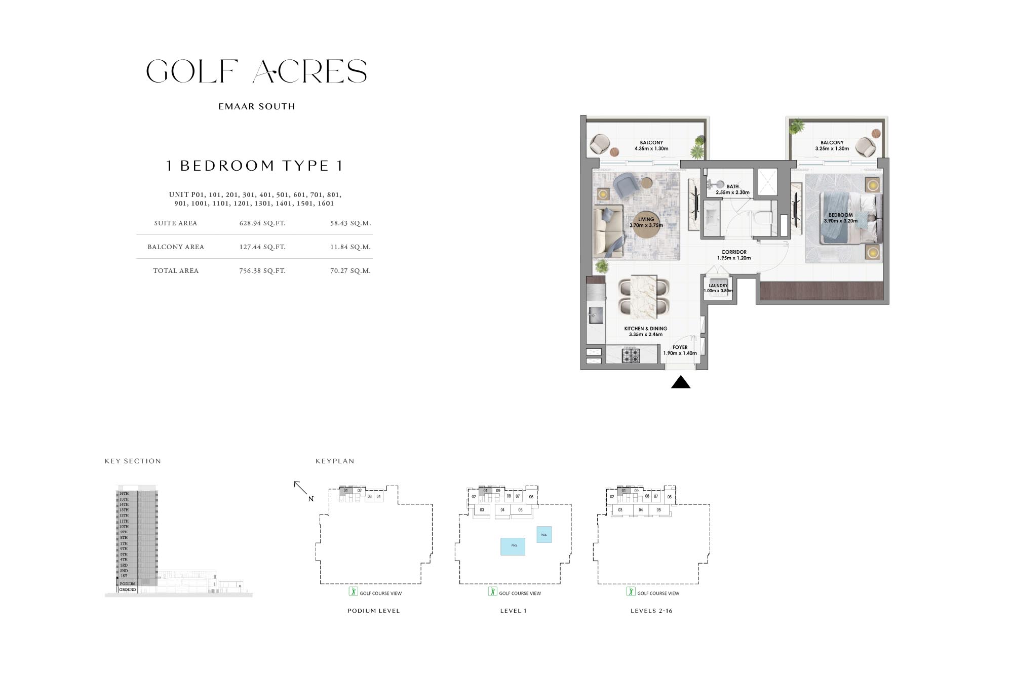 1 BR Apartment