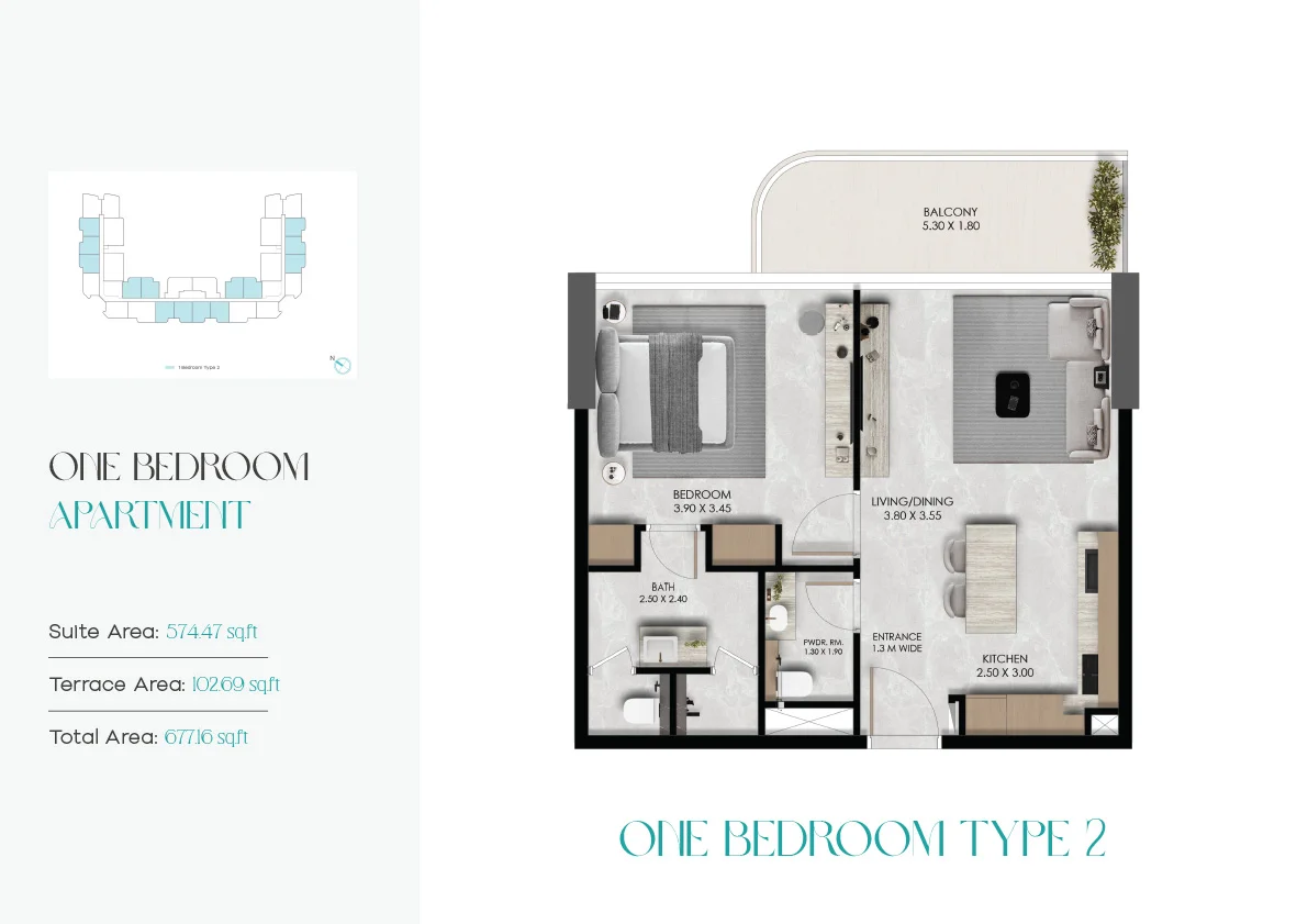 1BR Apartment