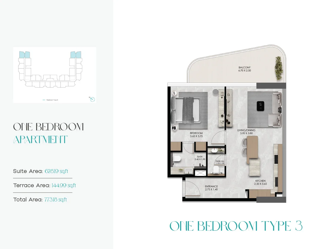 1BR Apartment 