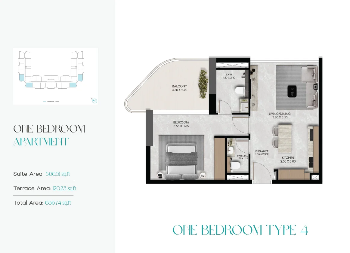 1BR Apartment